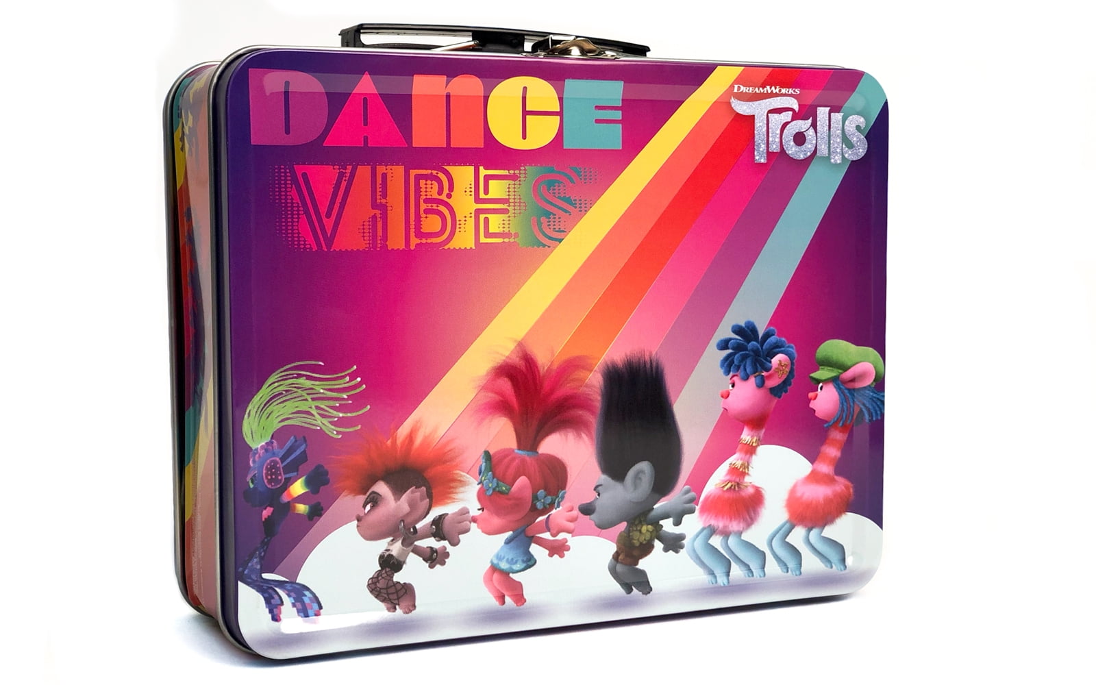 Trolls Tin Box Gift Set for Kids - Tin Box, Tin Pencil Case, Water Bottle, Puzzle, Stickers