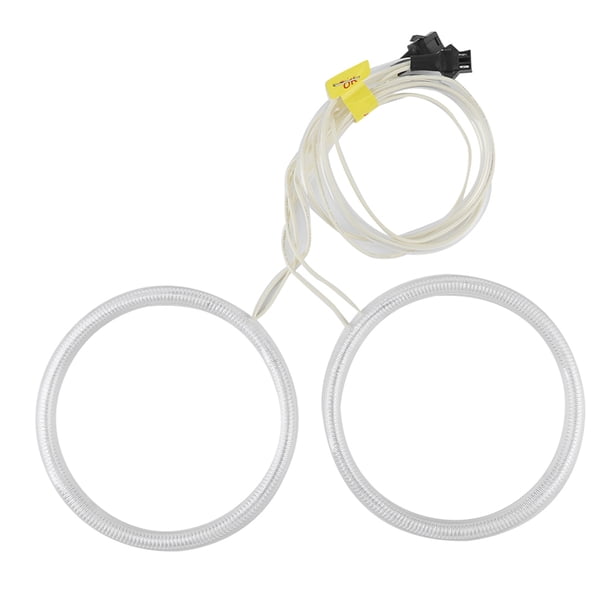 Headlight Angel Eyes,4pcs Car White Angel Car Accessory Car Light