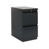 HON 2 Drawers Vertical Lockable Filing Cabinet, Black