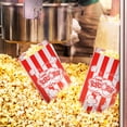 thumbnail image 2 of 100 Pcs Paper Popcorn Bags Stripe Letter Pattern Printed Treats Bags for Popcorn Candy, 2 of 8
