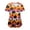 Orange, variant on enyan Womens Halloween Shirts Funny Ghost Tshirts Halloween Short Sleeve Pumpkin Graphic Tee Tops Women's Halloween Shirt Orange,M