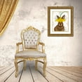 thumbnail image 3 of Fab Funky 26x32 Gold Ornate Wood Framed with Double Matting Museum Art Print Titled - Daffodil Rabbit, 3 of 4