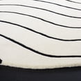 thumbnail image 3 of SAFAVIEH Fifth Avenue Dayna Geometric Area Rug, Ivory/Black, 7' x 7' Round, 3 of 8