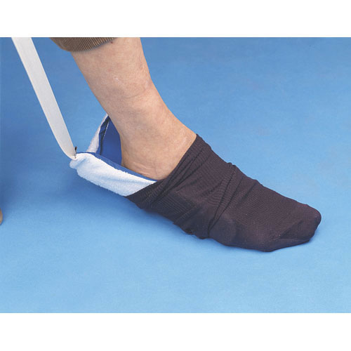 Sock and Stocking Aid Blue/White, 123/4 X 9 X 21/4