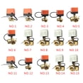 thumbnail image 3 of Ounissouiy 1/2 NPT, 3 vías, AC220V DC12V/24V, válvula de bola eléctrica motorizada, latón de 3 hilos Jardín y Patio No.10, 3 of 6