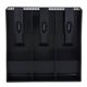 thumbnail image 1 of Cash Register Insert, Cash Drawer Register Insert, Replacement for 3 Notes, 3 Coins, Money Storage Box, 24.5 x 24.5 x 3.5 cm (Black), 1 of 5
