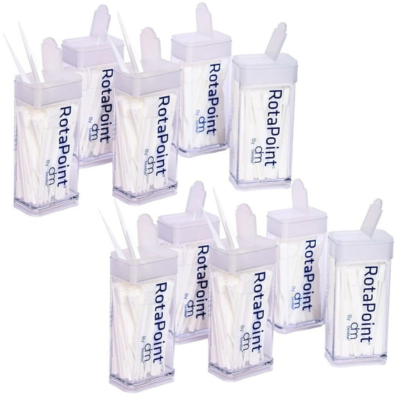 10-Pack RotaPoint Interdental Cleaners – 300 Toothpicks, Interdental Brushes for Adult Oral Hygiene by RotaDent