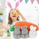 thumbnail image 4 of Conejitos de peluche a las escondidas en bolsa de zanahoria para Pascua, 4 of 5