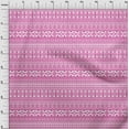 thumbnail image 3 of oneOone Cotton Poplin Fuschia Pink Fabric Geometric Tribal Sewing Material Print Fabric By The Yard 42 Inch Wide, 3 of 4