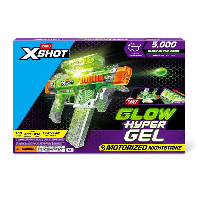 XSHOT Hyper Gel Glow in the Dark NightStrike (5000 Gel Pellets