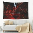 thumbnail image 3 of Easygdp Halloween Vampire Party Tapestry Wall Hanging, Wall Tapestries for Bedroom Aesthetic Living Room Office Decor 60x40in, 3 of 8