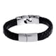 thumbnail image 3 of Elegante Cuero Negro Hecho A Mano Envoltura Banda Magnética Magnético Zulema Pulsera trenzada de la PU, 3 of 8