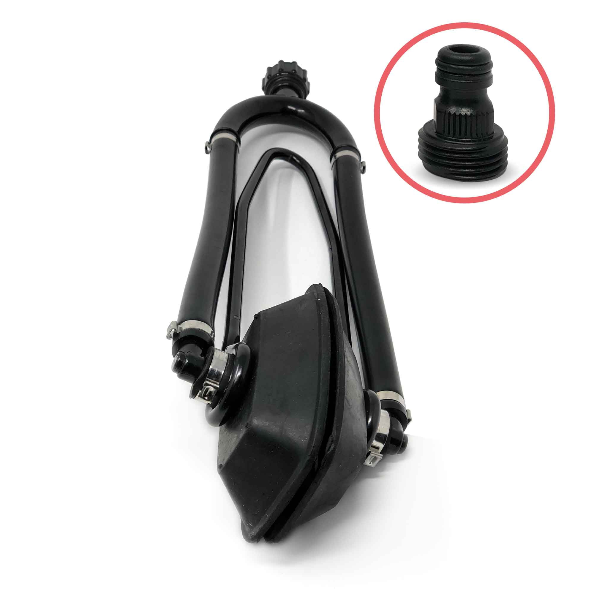 Five Oceans Universal Outboard Motor Flusher Dual Flow Rectangular Cups