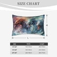 thumbnail image 4 of Uemuo Ink Style Wave Dragon Print Throw Pillow Case – Cozy & Soft Cushion Cover, Hypoallergenic Pillow Case for Sleeping, Perfect for Women with Envelope Closure-16"x24", 4 of 6
