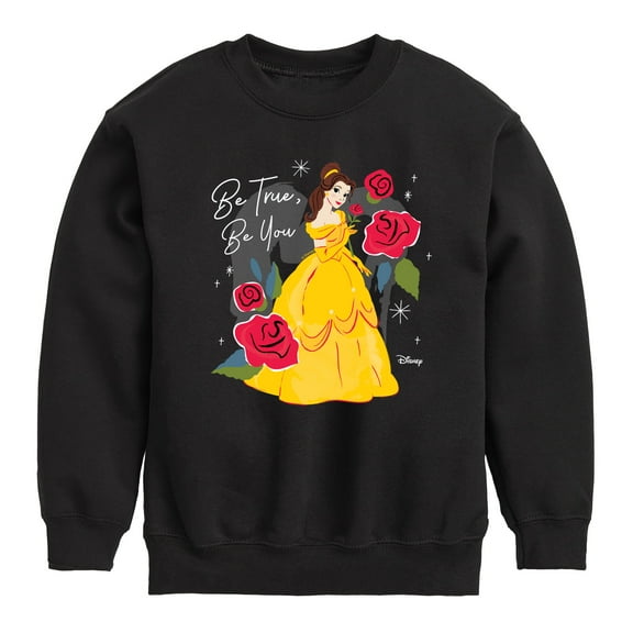 Disney - Belle Be True Be You - Toddler & Youth Crewneck Fleece Sweatshirt