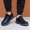 Black, variant on Men's Winter Cotton Boots With Thickened Fleece For Warmth And Slip Casual Shoes