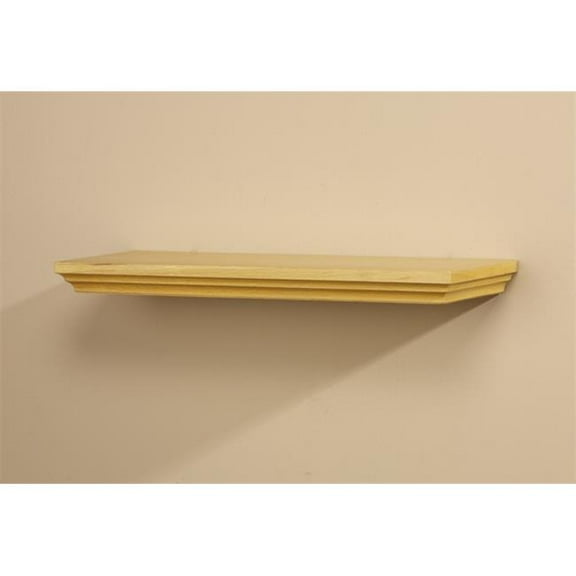 Amore Designs VIL824OK Wood Shelving Villages Oak Straight Shelf, 24 inch