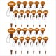 thumbnail image 1 of 24Pcs Football Hoop Ballpoint Pens, Funny Sports Theme Ink Pens, 1 of 5