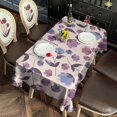 thumbnail image 5 of Pioneer Flower Floral Print Pattern Rectangle Tablecloth 60"x120",Waterproof Polyester Rectangle Table Cloth, Wipeable Spillproof Polyester Tablecloth for Dining, Camping, Indoor and Outdoor, 5 of 6