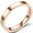 Rose Gold, variant on 3mm Stackable Stainless Steel High Polished Wedding Band Classical Ring