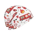 thumbnail image 4 of Kll Fire Truck Winter Fall Beanie Knit Hats For Men & Women - Warm & Soft Stylish Toboggan Caps For Cold Weather, 4 of 9