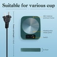 thumbnail image 3 of AsFrost Waterproof Smart Coffee Mug Warmer, Coffee Cup Warmer for Desk Auto Shut Off, Electric Beverage Warmer Plate with Two Temperature Settings,Green, 3 of 11