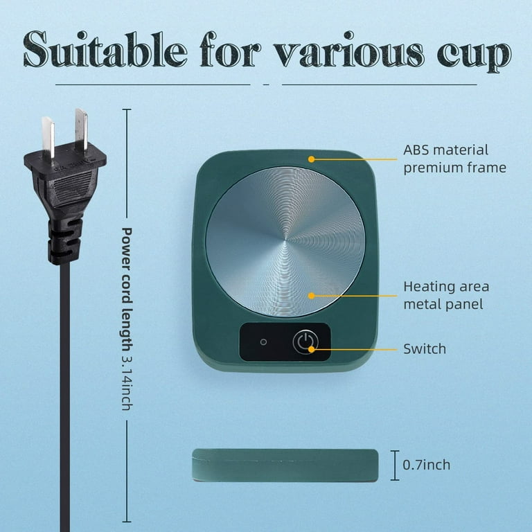 Coffee Mug Warmer with Auto Shut-off with Two Temperature Settings
