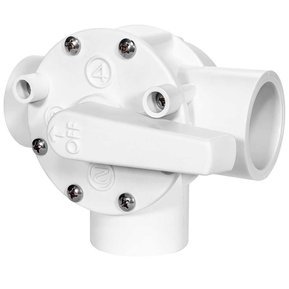 XtremepowerUS 3Way Swimming Pool Diverter Valve 1.5" inch (Slip) PVC