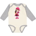thumbnail image 3 of Inktastic Pirate Captain Girls Long Sleeve Baby Bodysuit, 3 of 5