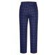 thumbnail image 5 of Amzcrzy Pantalones Hombre Trabajo Elásticos Moda Clásicos A Cuadros Slim Fit Vestir Ajustados Informales Negocios Sin Pinzas Con Bolsillos Reuniones Cenas Tallas S-3XL Azul, 5 of 6