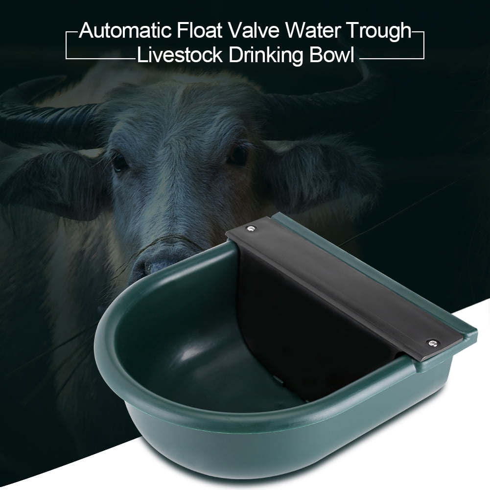 Farm Supplies 4L Float Valve Water Trough Livestock Drinking Bowl for Horse Cattle Sheep Goat Pig Automatic Livestock Waterer