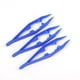 thumbnail image 1 of Ounissouiy Pinzas desechables de 3 uds, pinzas de plástico de seguridad coloridas, juguetes de Clip duraderos divertidos, juguete artesanal, Juguetes de construcción Azul, 1 of 6