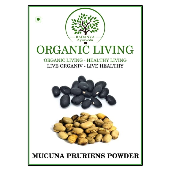 RADANYA Ayurveda Organic Mucuna Pruriens Seeds Powder, Kaunch, Pack Size: 200g