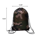 thumbnail image 3 of Hariumiu Drawstring Backpack Waterproof Camouflage Drawstring Bag Lightweight Camouflage Travel Bags Bulk Sport Gym Camping Bag Gift Birthday Party Supplies, 3 of 8