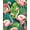 Pink, Pattern 1, variant on ODIKA 4'x6' Machine Washable Non-Slip Area Rug, Tropical Flamingo for Summer Vibes and Charm High Traffic Rug, Pink, 99166