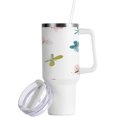 thumbnail image 2 of SKYSONIC 40oz Butterfly Tumbler With Lid And Straw Travel Coffee Mug Stainless Steel Insulated Thermal Tumblers Cup, 2 of 7