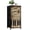 Color 2, variant on Graffiti Dresser for Bedroom with 4 Storage Drawers Colorful Electric Guitar Abstract Paint Splashes Dressers Chest of Drawers Steel Framed Fabric Closet Organizers for Boys Dorm Entryway