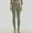 Dark green, variant on Women’s Stirrup Leggings Quick Dry High Waist Push Up Tights Long Yoga Pants for Sport Fitness Running