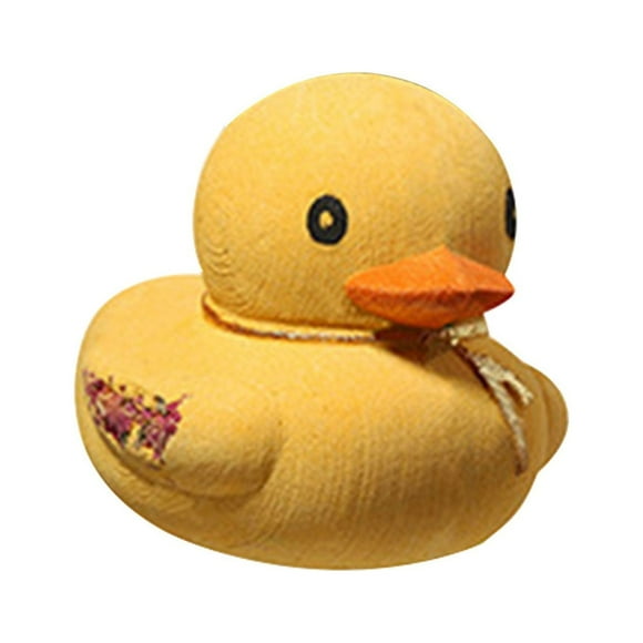 Wentin 6.89 Inch Giant Glitter Rubber Duck Big Glitter Rubber Duck Large Sparkly Duck Bath Toy with Squeaky Sound for Summer Baby Shower Birthday Party Favor Gift