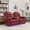 Red, variant on Demi Bonn Home Theater Manual Recliner Loveseat, Hide-Away Storage, Cup Holders, Living Room, Wine Red