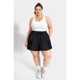thumbnail image 2 of CASSIE LIZ Plus Size Shorts Womens Solid Bermuda Cargo Shorts Ladies Casual Summer Loose Fit Athletic Shorts with Pockets (XL-5XL), 2 of 6