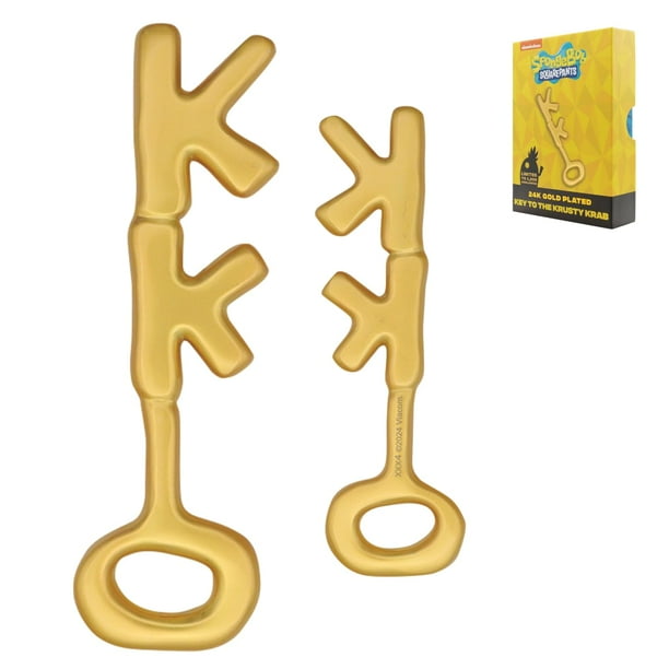 Réplica de Key Fanattik de Bob Esponja Krusty Krab, oro de 24 quilates