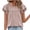 Pink, variant on White S WIZUTIZ Tops for Women Trendy up to 50% Off Pure Colour Sports Fashion Tunics T-shirt Round Neck Linen Solid Tshirts Fluffy Ladies Blouse Plus Ultra Soft Tshirt Lightweight Short Sleeve Tops