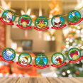 thumbnail image 4 of uds pancarta colgante de pared Fondo de Navidad adornos de Año Nuevo A Afortunado Sencillez, 4 of 4