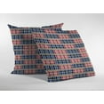 thumbnail image 2 of 16" Red Blue Spades Suede Throw Pillow, 2 of 4