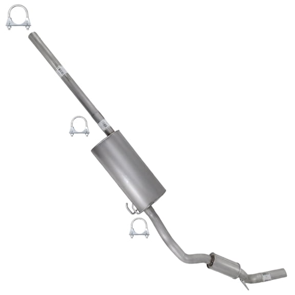 Northeastern Exhaust Pipe with Muffler and Tail Pipe Kit Fits 2011-2018 Ram 1500 5.7L - Direct Fit for 120" WB | Stainless Steel