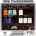 thumbnail image 2 of Detroit Iron OEM 1958 Thunderbird Shop Manuals, Sales Data & Parts Books on CD, 2 of 2