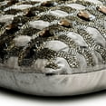 thumbnail image 4 of Pillow Covers, Grey 12"x12" (30x30 cm) Throw Pillows, Velvet Crystals Beaded Throw Pillows For Couch, Geometric Pattern Modern Style - Jewel Sparkler, 4 of 6