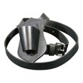 thumbnail image 1 of Ceinture de Parade en Cuir Noir, 1 of 1