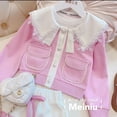 thumbnail image 2 of Conjuntos para niñas de Sanrioed, abrigo y pantalones de alta calidad de Anime Cinnamoroll, ropa de moda de princesa para niñas dulces de primavera y otoño de estilo coreano, 2 of 5